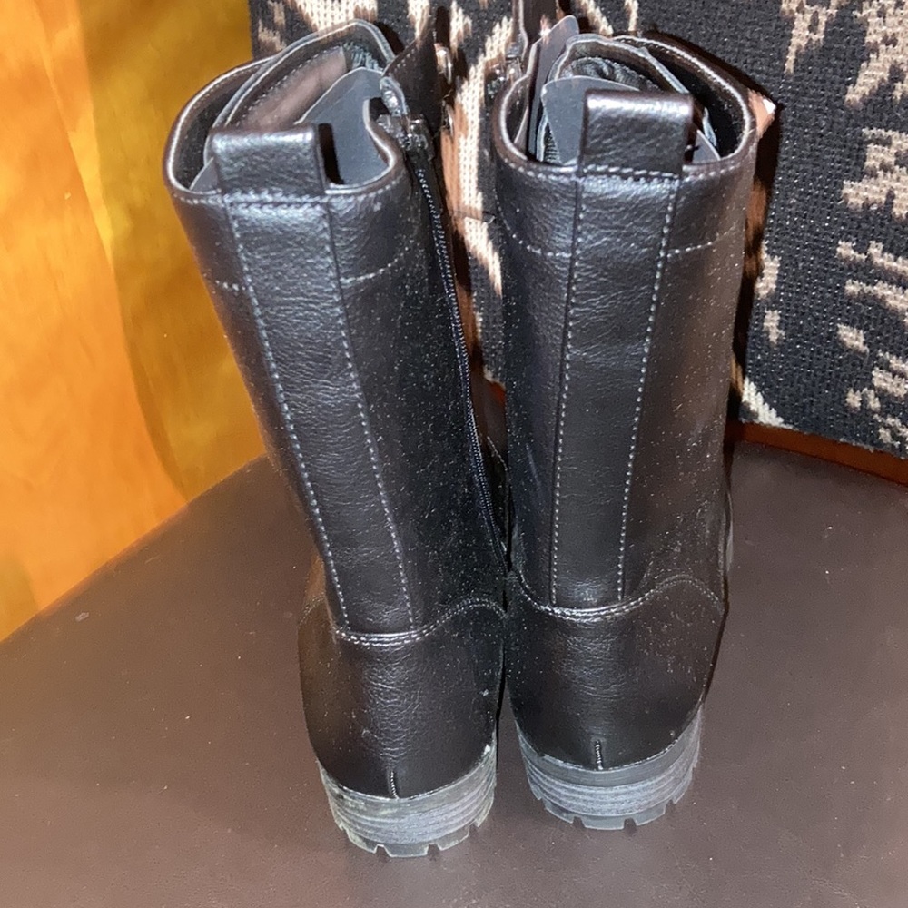 NIB TRASH COMBAT BOOTS IN ALL BLACK AND IN SIZE 7.5 - Picture 5 of 9
